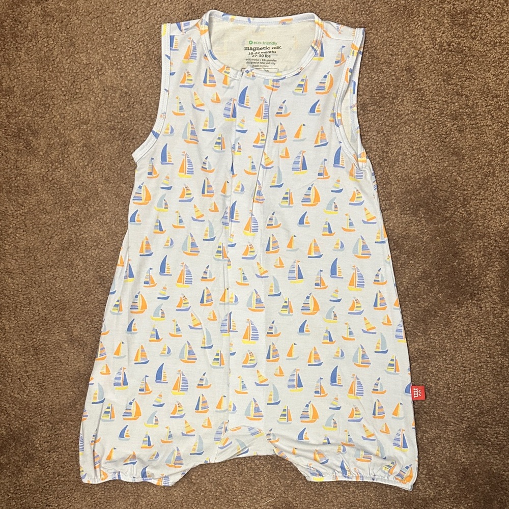 Magnetic Me Nautical Sailboat Romper